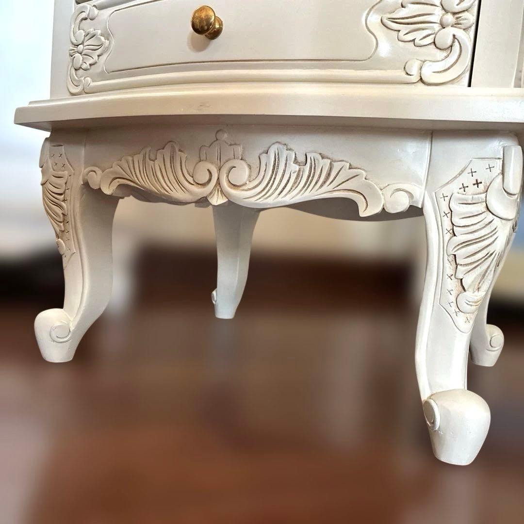 ロココ調 アンティーク風 キャビネット　6段　ヴォッカシリーズ