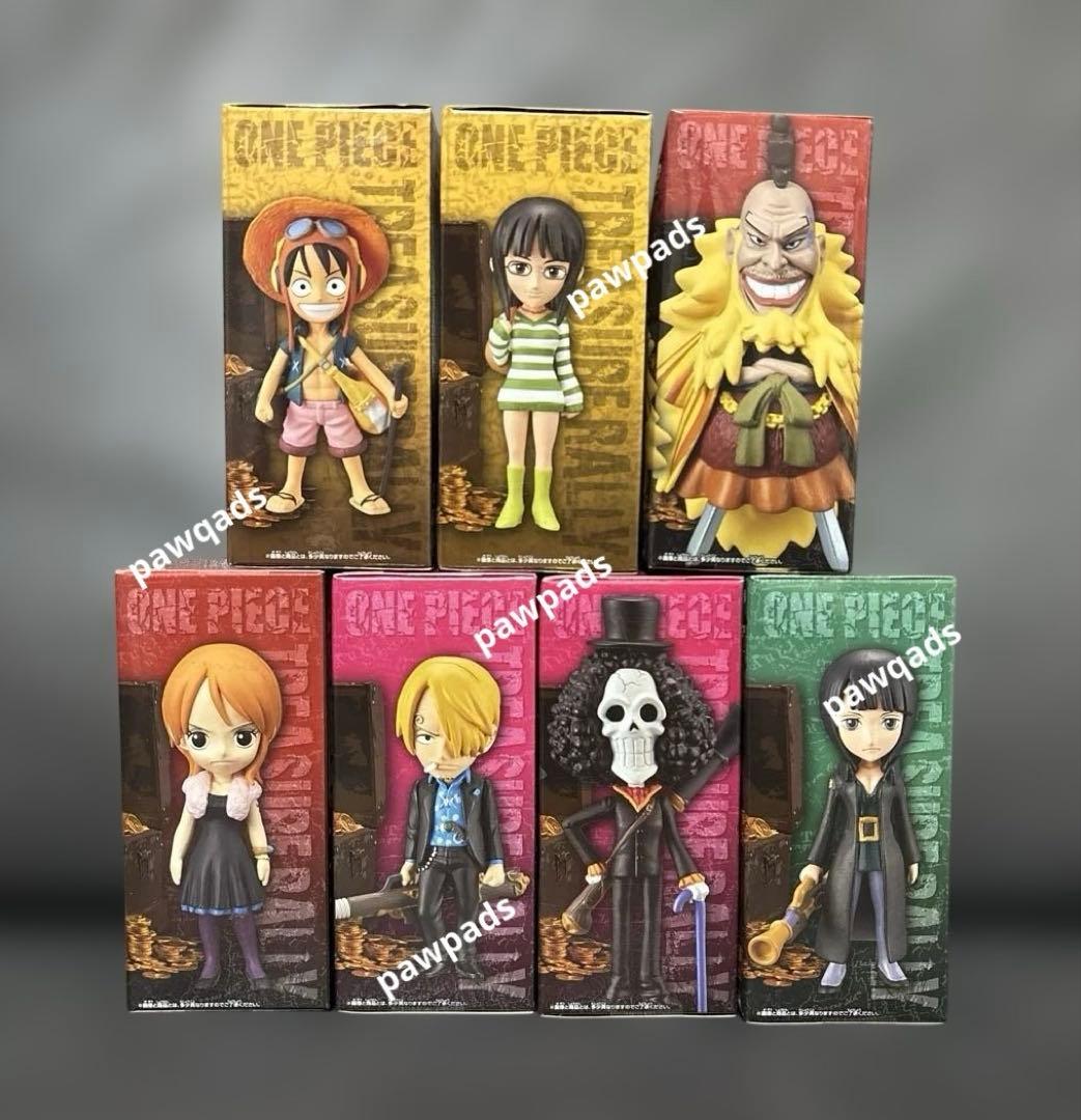 ワンピース　フィギュア　ワーコレ　トレジャーラリー　ストロングワールド　計7体