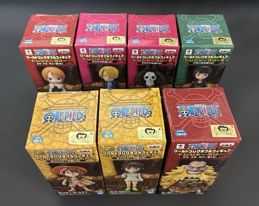 ワンピース　フィギュア　ワーコレ　トレジャーラリー　ストロングワールド　計7体