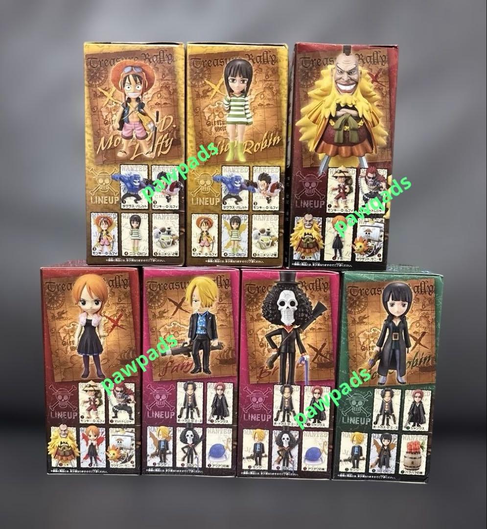 ワンピース　フィギュア　ワーコレ　トレジャーラリー　ストロングワールド　計7体