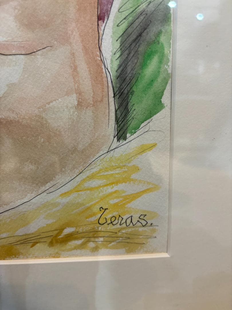 真作 寺島龍一 「裸婦」６号