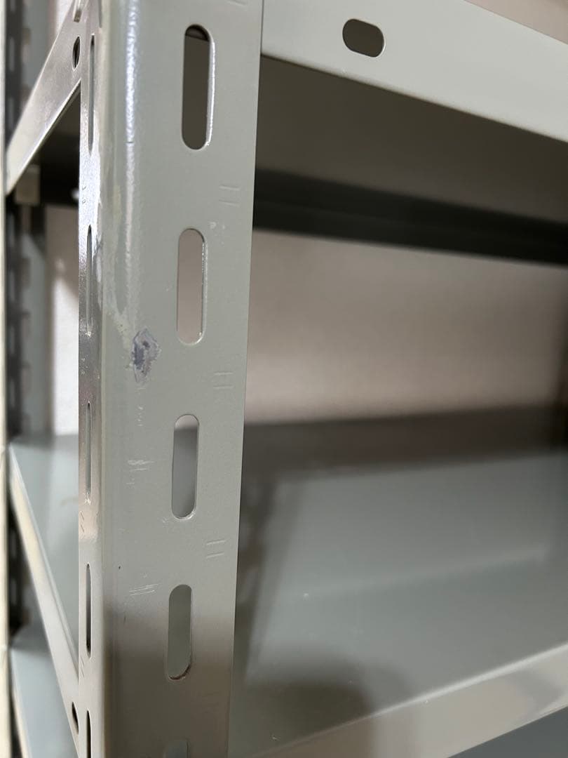 D&DEPARTMENTの工業用スチールシェルフ　グレー4段