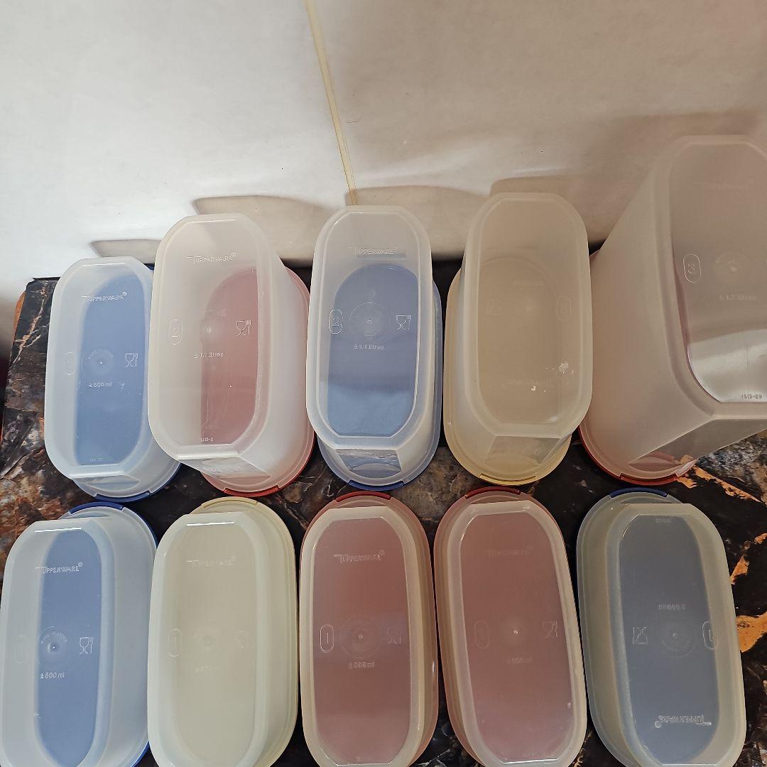 タッパーウェアMM楕円10個組