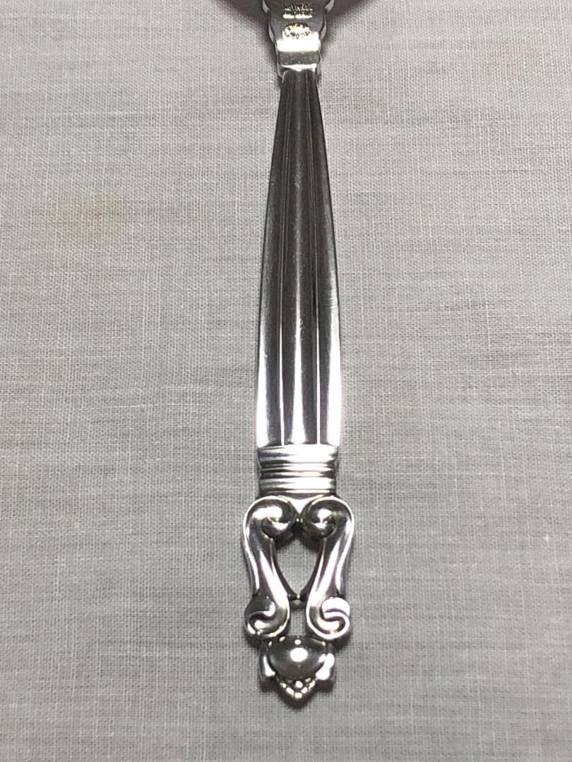 美品 ジョージジェンセン ACORN ディナースプーン STERLING ②