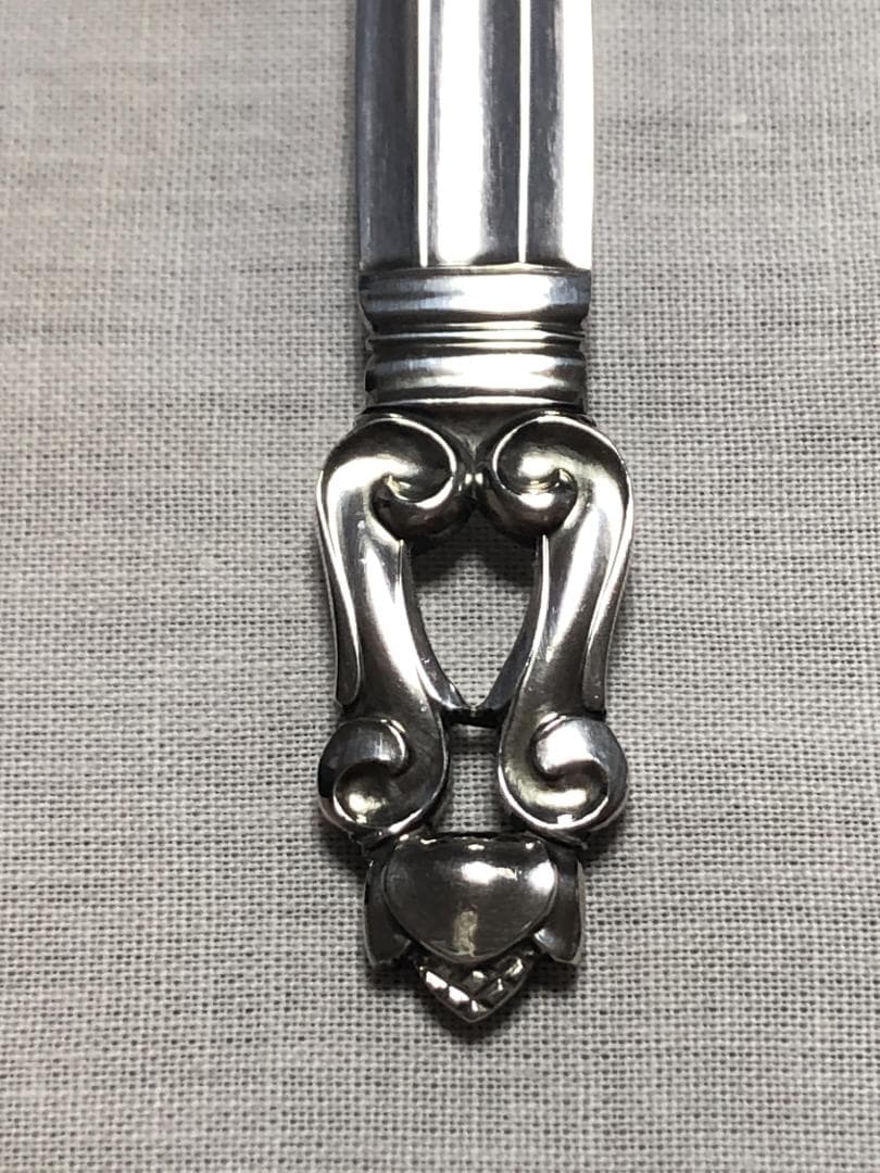 美品 ジョージジェンセン ACORN ディナースプーン STERLING ②