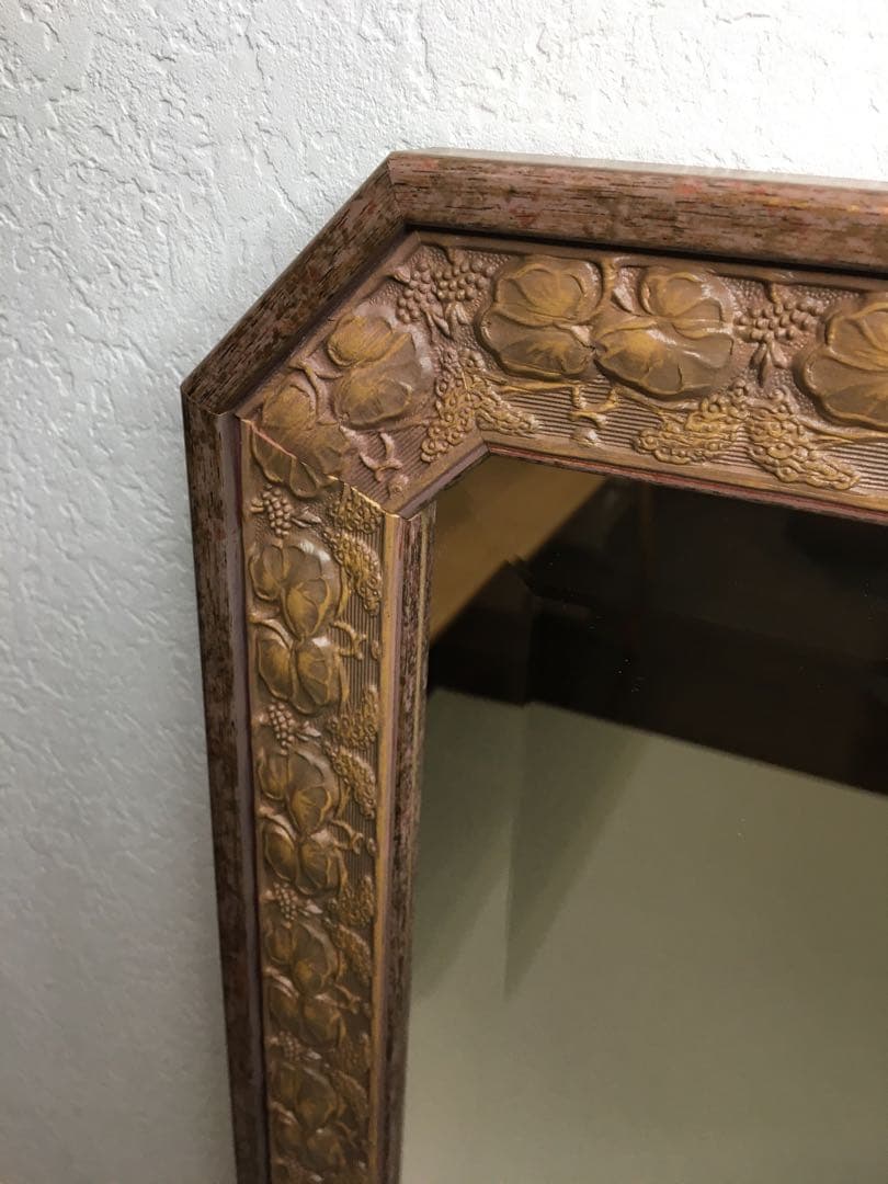 美しい彫刻 Italia Demainイタリア ドマン 壁掛け鏡 ウォールミラー