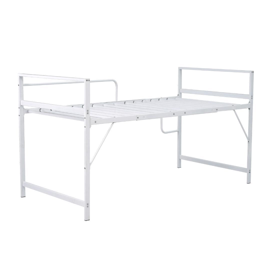 【新品】ロフトベッド 高さ110cm シングル パイプベッド 北欧風 スチール