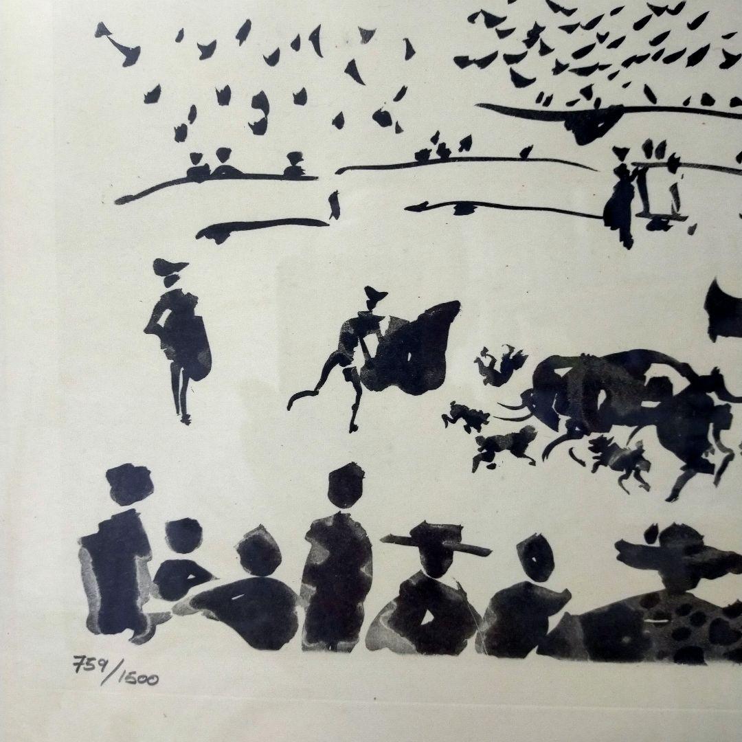 パブロ・ピカソ 「闘牛 /La Tauromaquia」リトグラフ風 - メルカリ