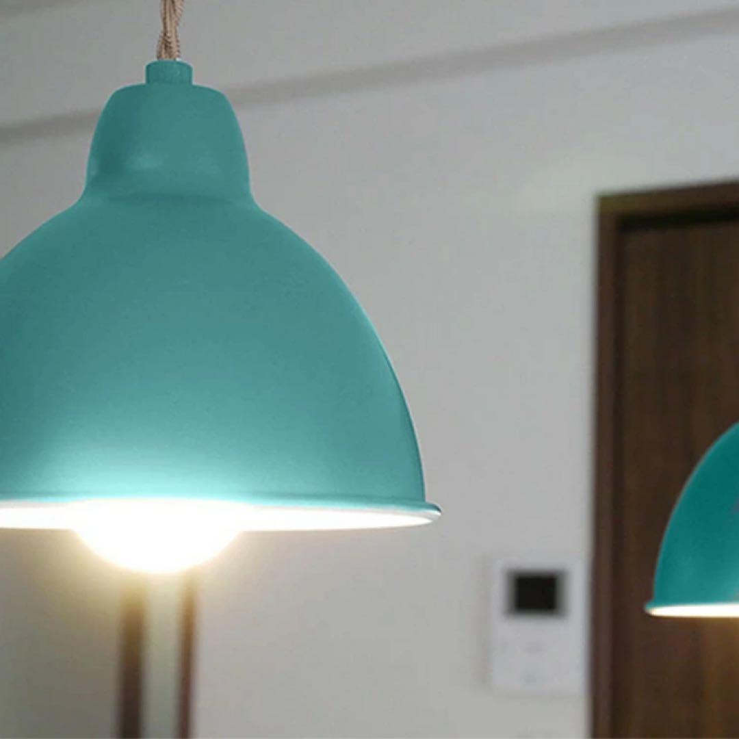 ペンダントライト 3個セット 村上工作所 ブルー