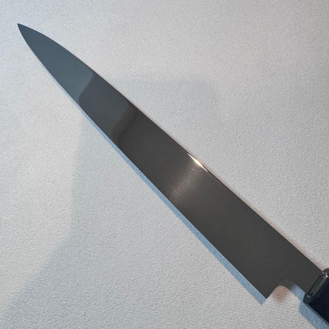 【特価限定】270mm 柳刃包丁 鏡面　黒檀八角柄 刺身包丁 全鋼【鞘付き】