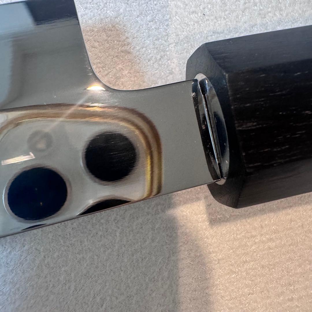 【特価限定】270mm 柳刃包丁 鏡面　黒檀八角柄 刺身包丁 全鋼【鞘付き】