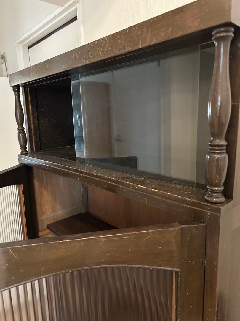 hyst アンティーク家具/食器棚/ガラス棚/キャビネット