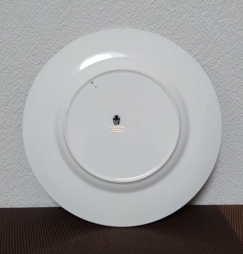 ウェッジウッド・フロレンティ－ン グリーンゴールド プレート『20.5cm』