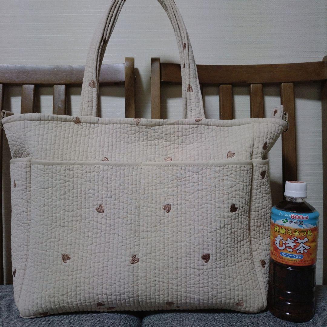 LiSA　ポケットいっぱいヌビバッグ　ファスナーバッグ　ハンドメイド