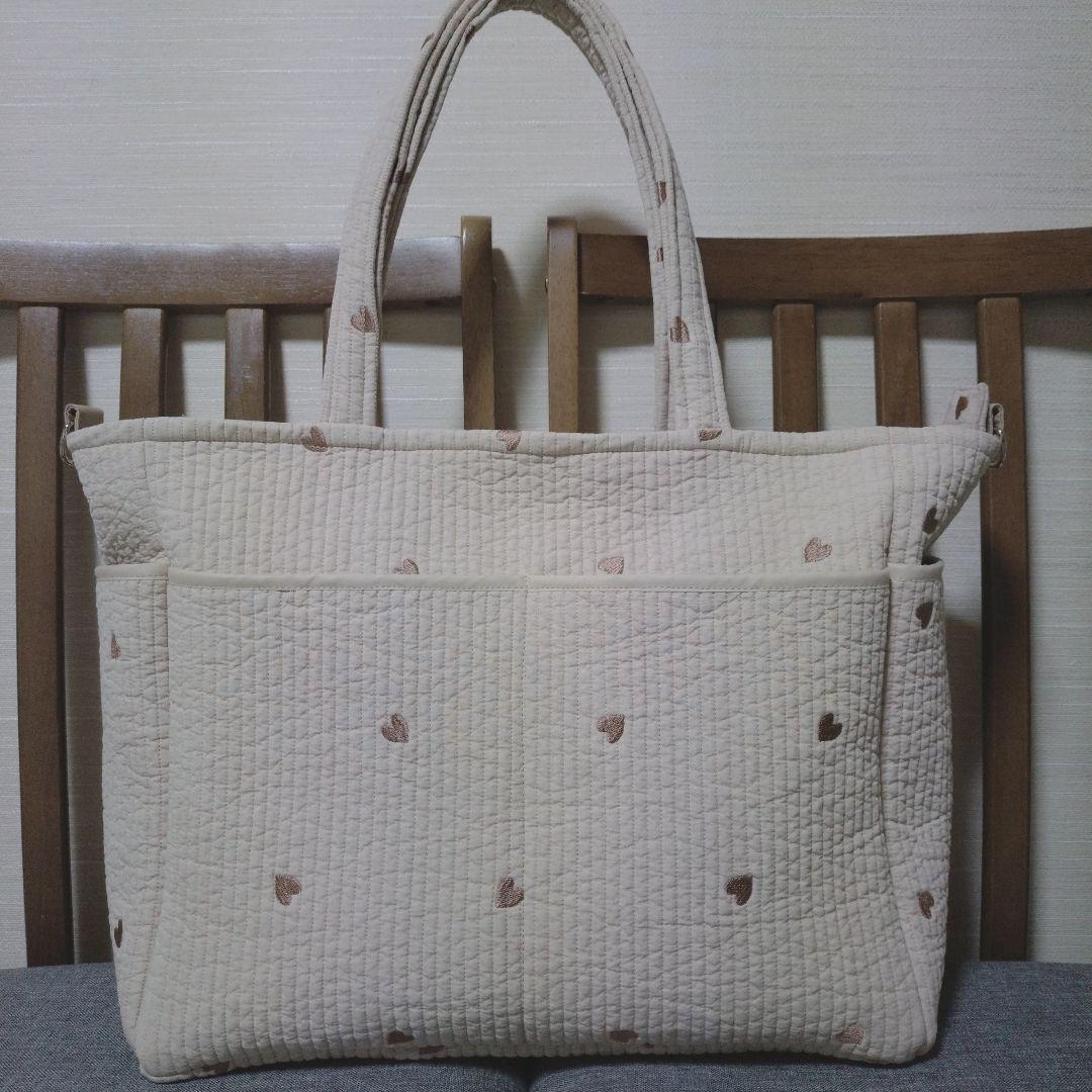 LiSA　ポケットいっぱいヌビバッグ　ファスナーバッグ　ハンドメイド