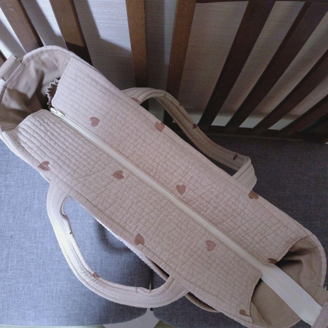 LiSA　ポケットいっぱいヌビバッグ　ファスナーバッグ　ハンドメイド