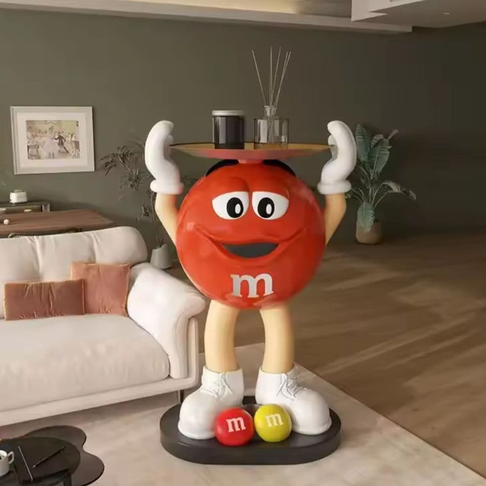 新品】M&M's エムアンドエムズ サイドテーブル フィギュア - メルカリ