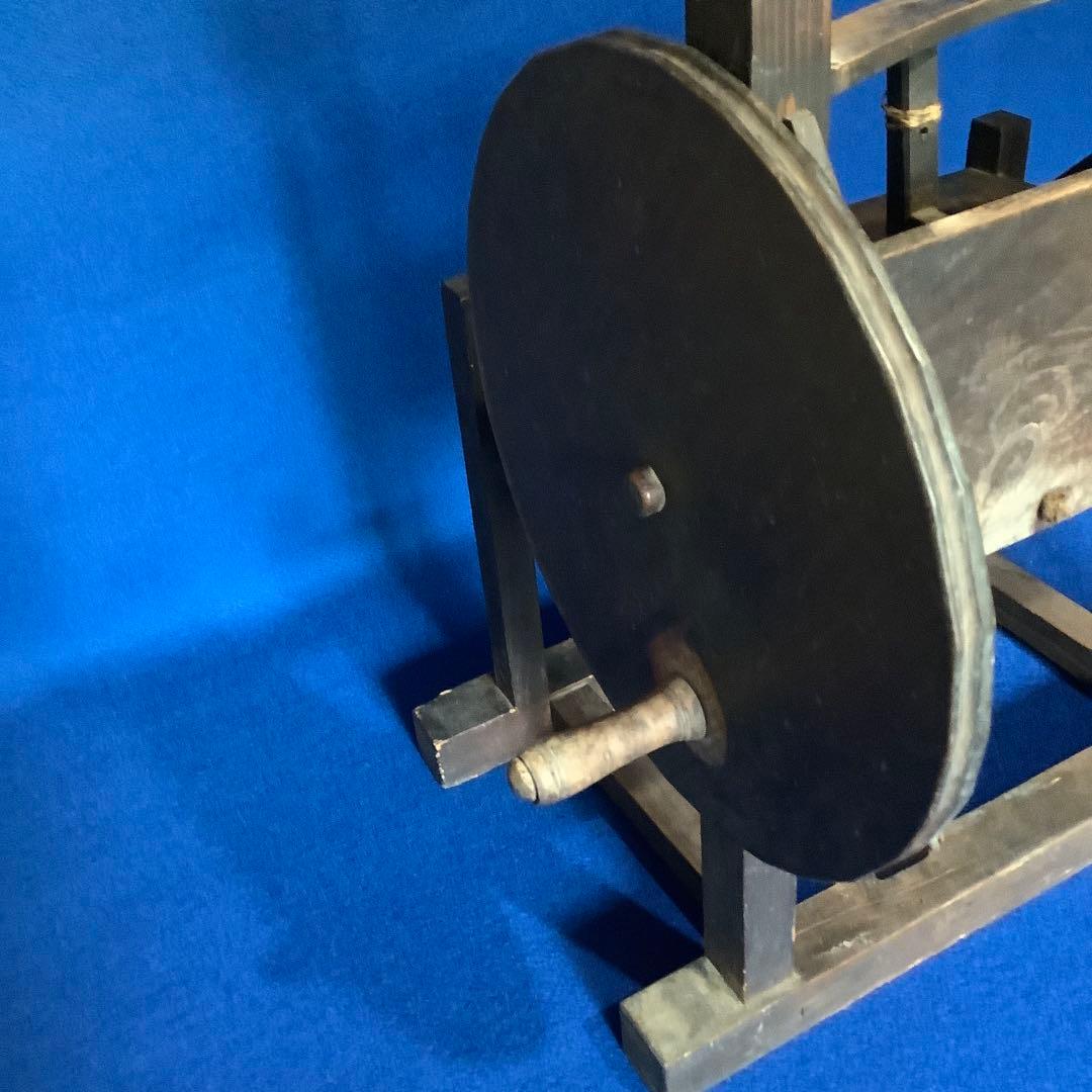 【希少・糸車！？】木製 手動式 手芸用具 古道具 椅子ヴィンテージ