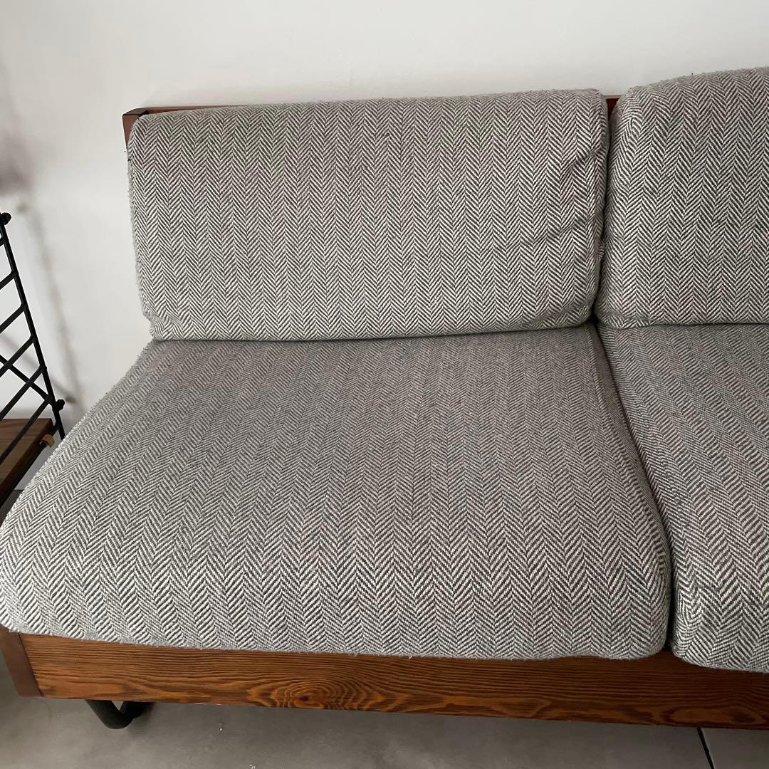 a.depeche ソファ ウォームLD ヘリンボーン チャコールブラウン