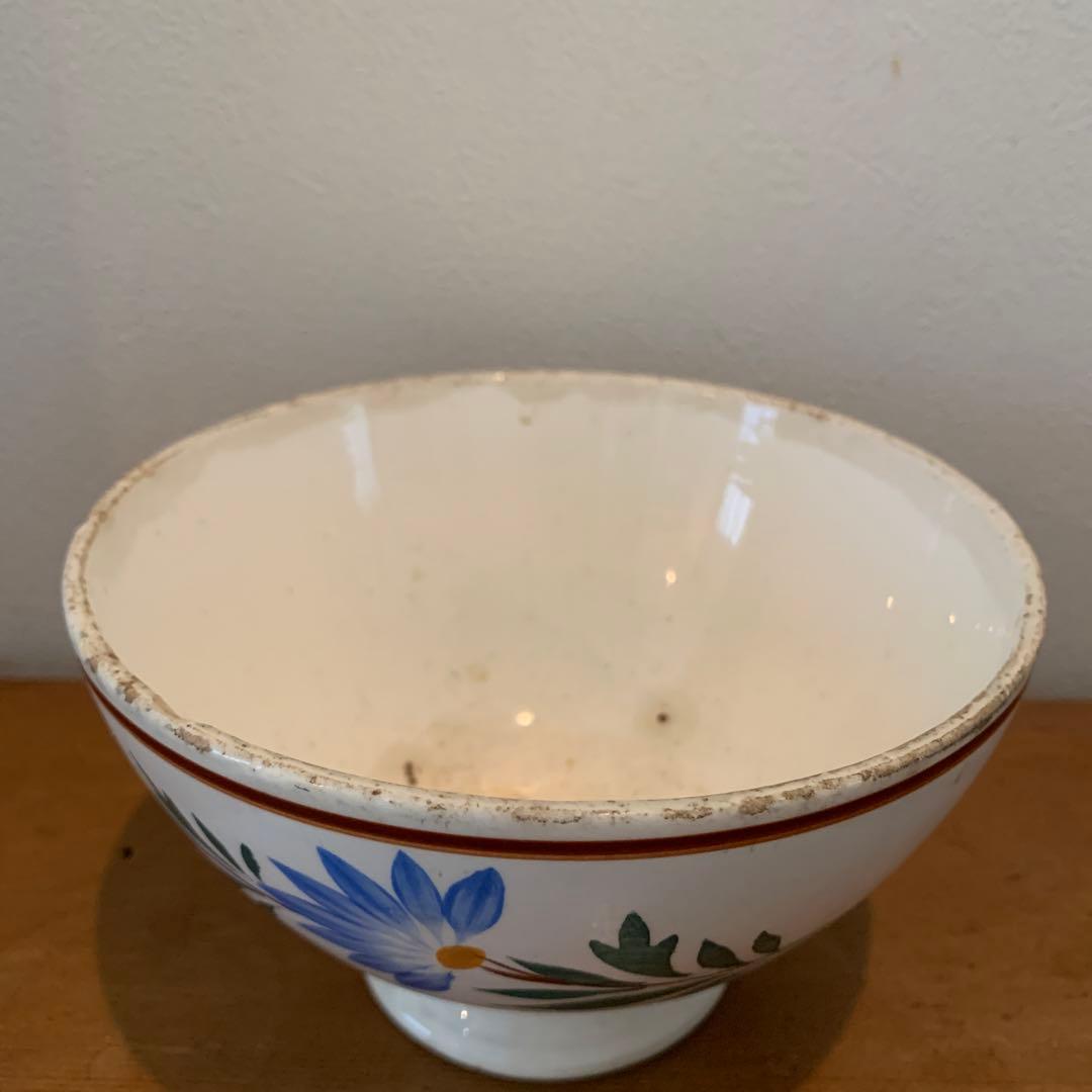 イギリス　アンティーク　カフェオレボウル