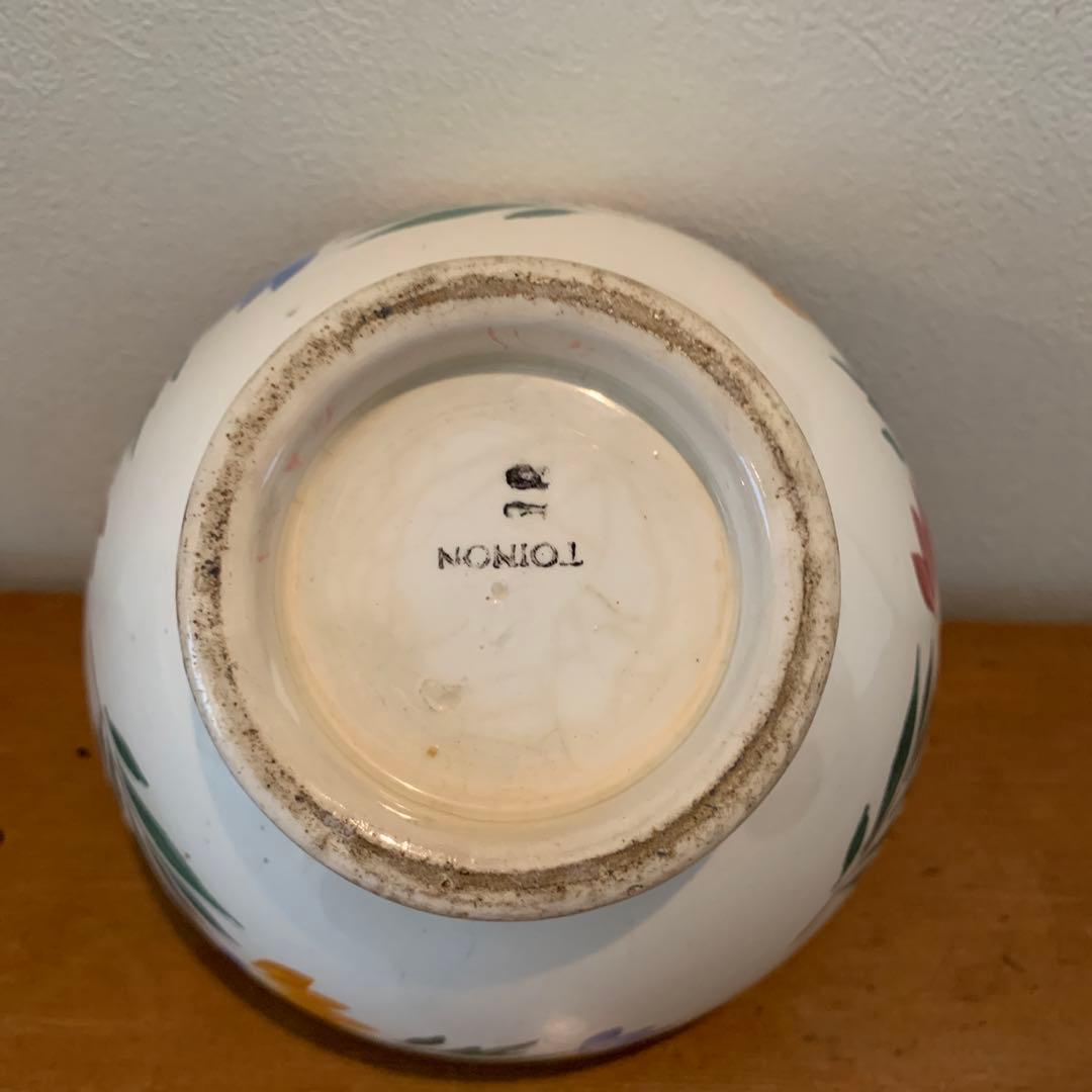 イギリス　アンティーク　カフェオレボウル