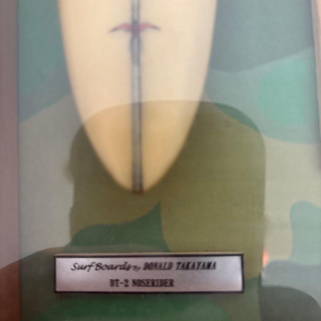 サーフィン　ドナルドタカヤマ額縁