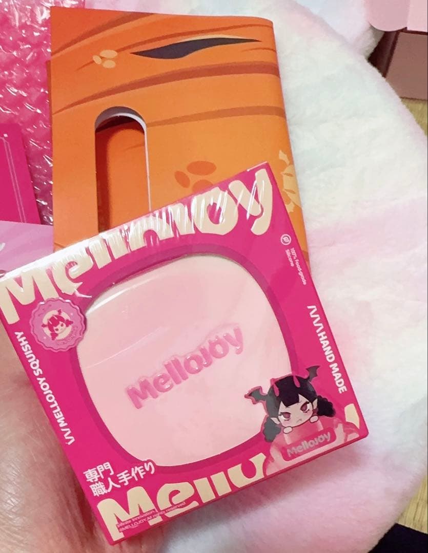 未開封シュリンク付き)MELLOJOY スフレ ストロベリーピンク スクイーズ