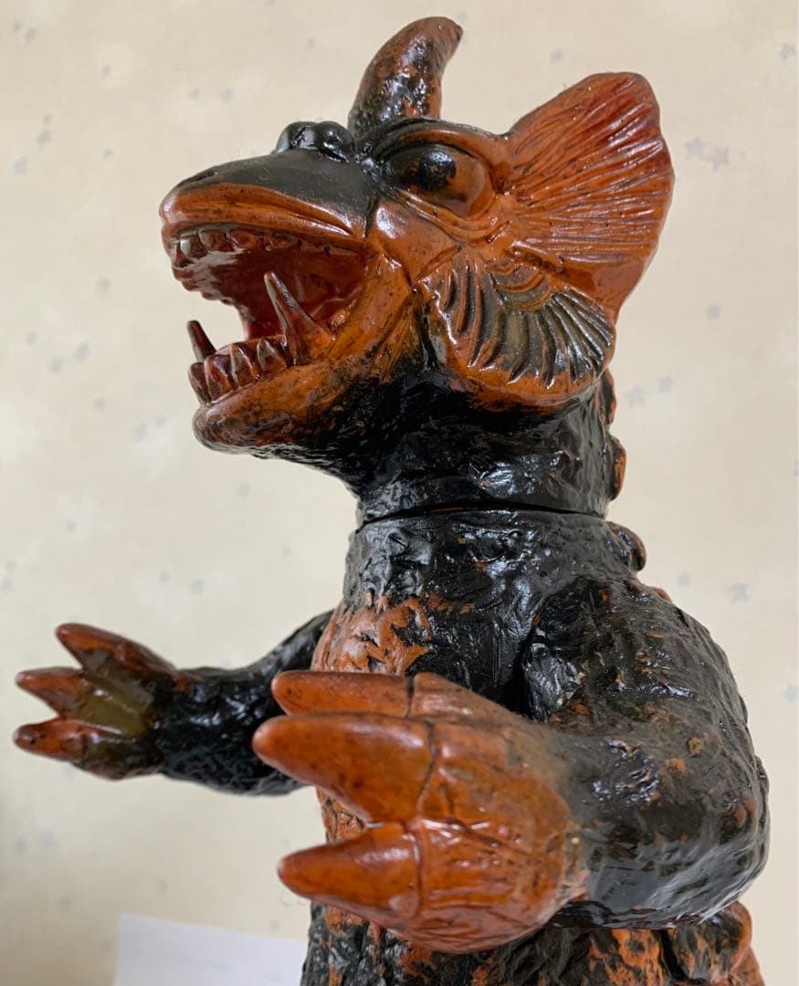 珍品希少 マルサン製1970 怪獣ソフビ フィギュア ドラギラス - メルカリ