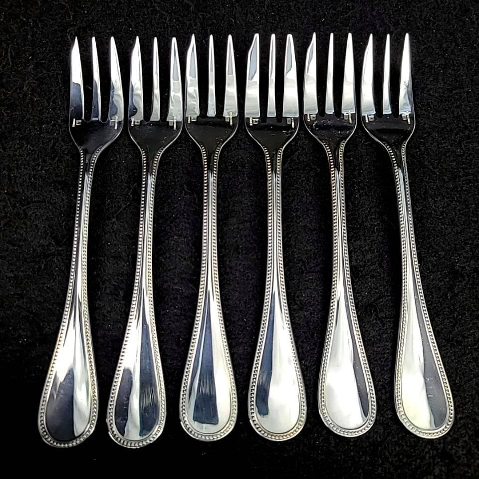 ◆美品◆クリストフル　パール　6本　カトラリー　ケーキフォーク