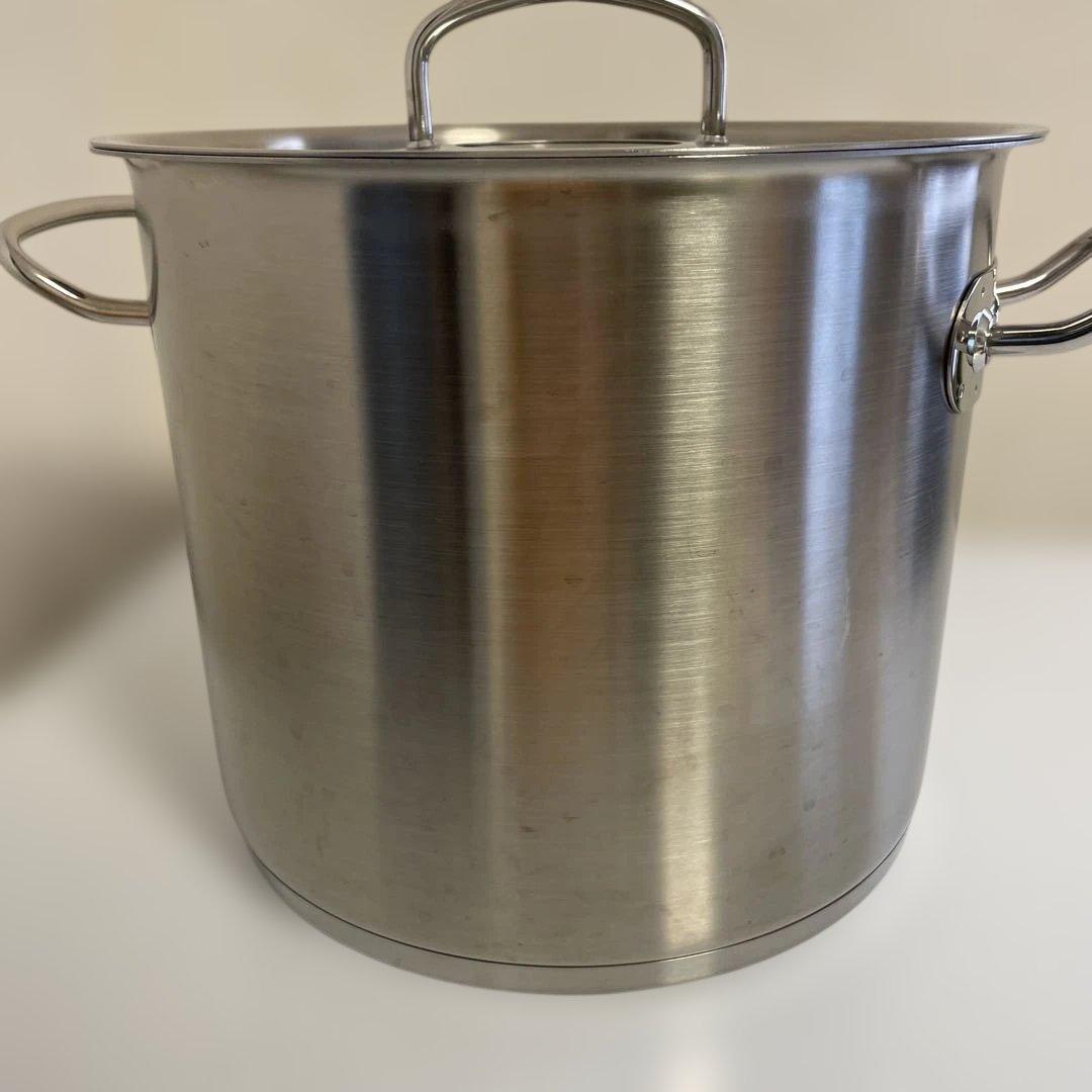 Fissler ステンレススチール 寸胴鍋　24センチ