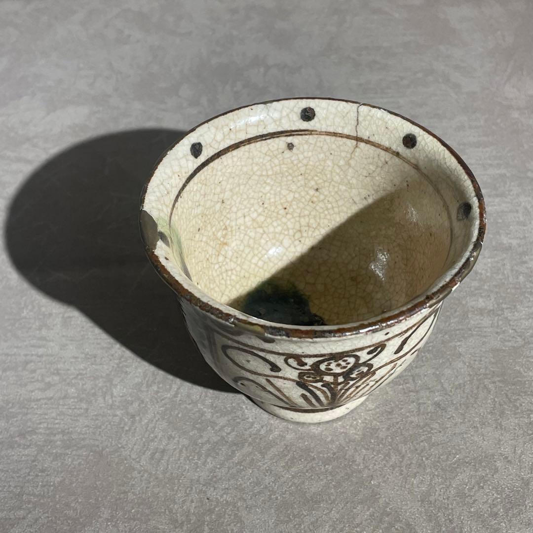 江戸時代後期 絵瀬戸向付 復興織部 再興織部 鉄絵向付 瀬戸焼 美濃焼