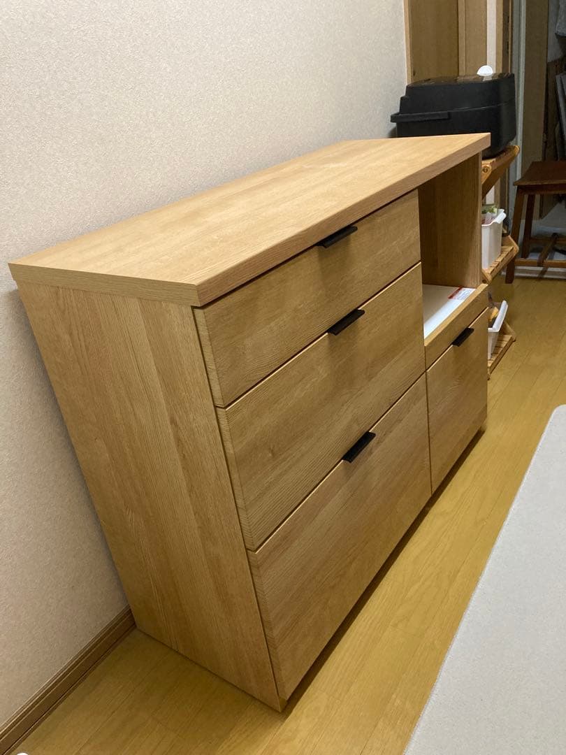 ニトリ　エトナ　キッチンカウンター　キッチンボード　105