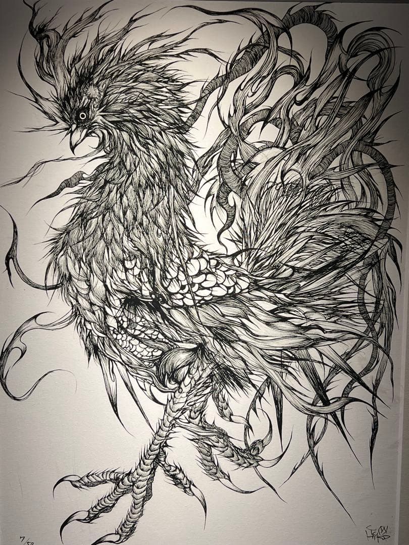 天野弓彦【上杉謙信】限定50 Edition7 ファンタジーアート展完売品