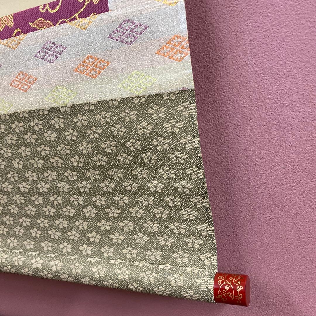 美品 掛け軸 国井道成作 立雛図 共箱 保証書付き 二重箱 雛人形 - メルカリ