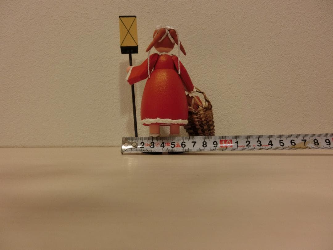 美品　ドイツ製　Bettina Franke　ランタンとカゴを持つ少女