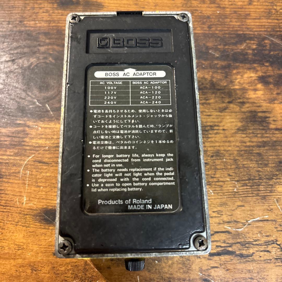 エレキマン BOSS SD-1 1981年5月製　NEC4558C