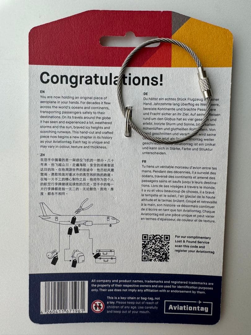 Asiana Aviationtag 3色 A321-100 HL7594 - メルカリ