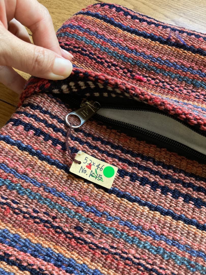 オールドキリムクッションカバー 52cm×46cm No. K15