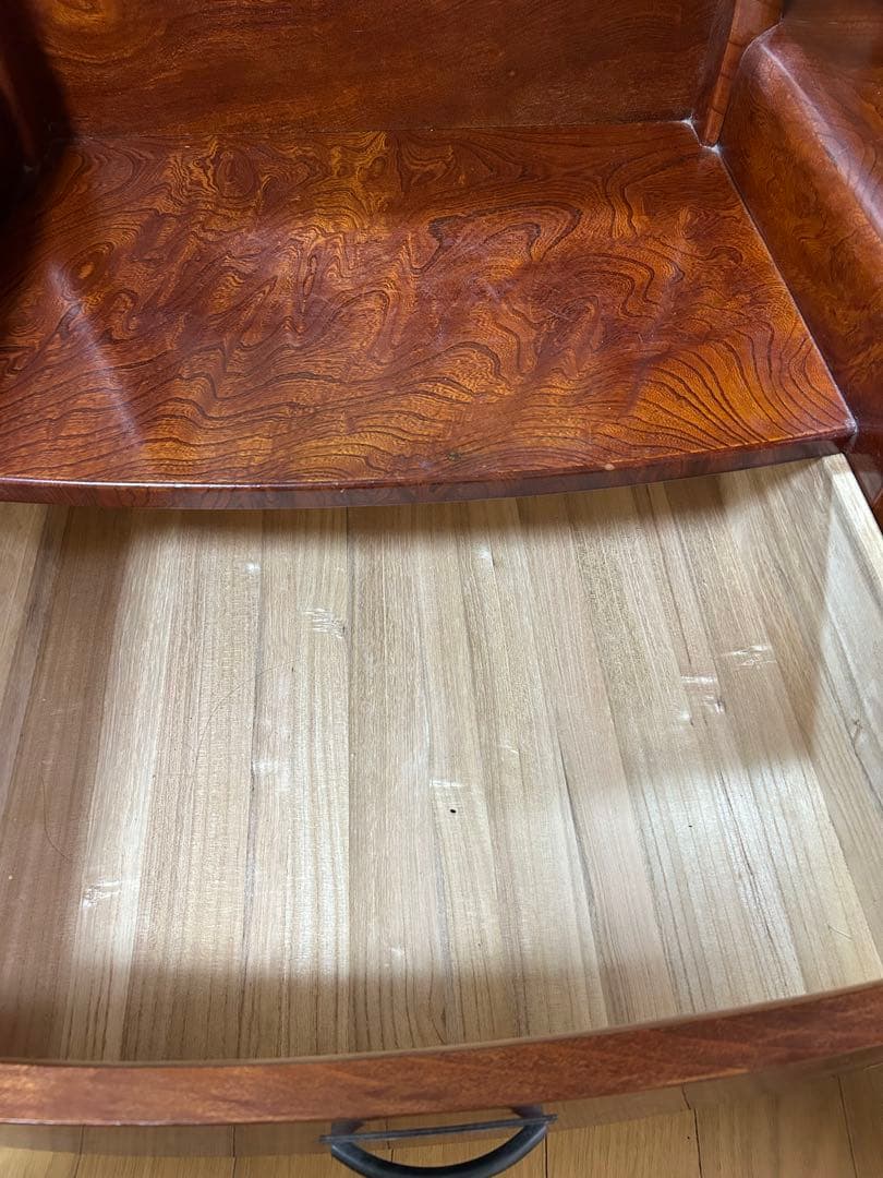 和製木製ドレッサー・鏡台 5引き出し付き　和箪笥