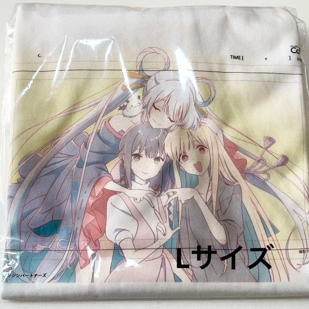 超かぐや姫！ ラフ原画Tシャツ Lサイズ かぐや 酒寄彩葉 月見ヤチヨ