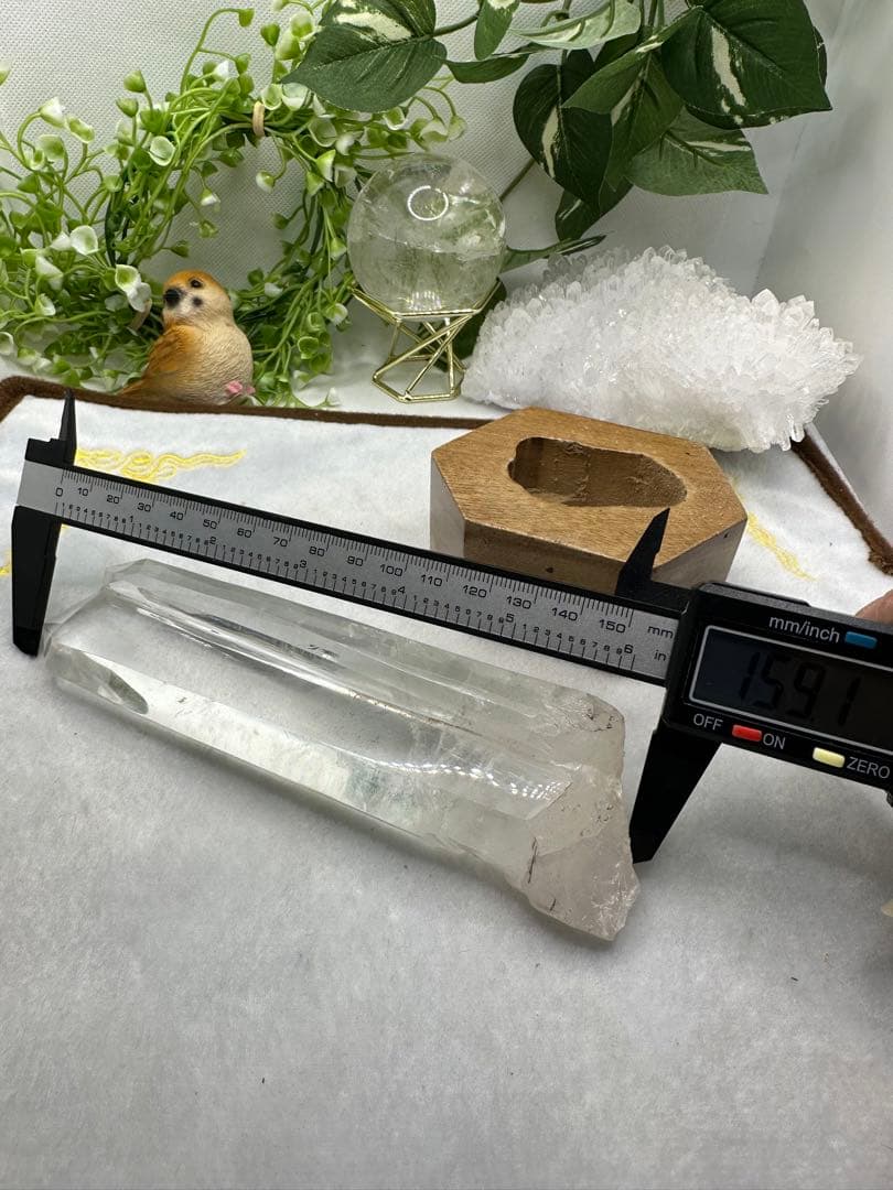 水晶ダブルポイント♡♡透明感抜群!!No.205