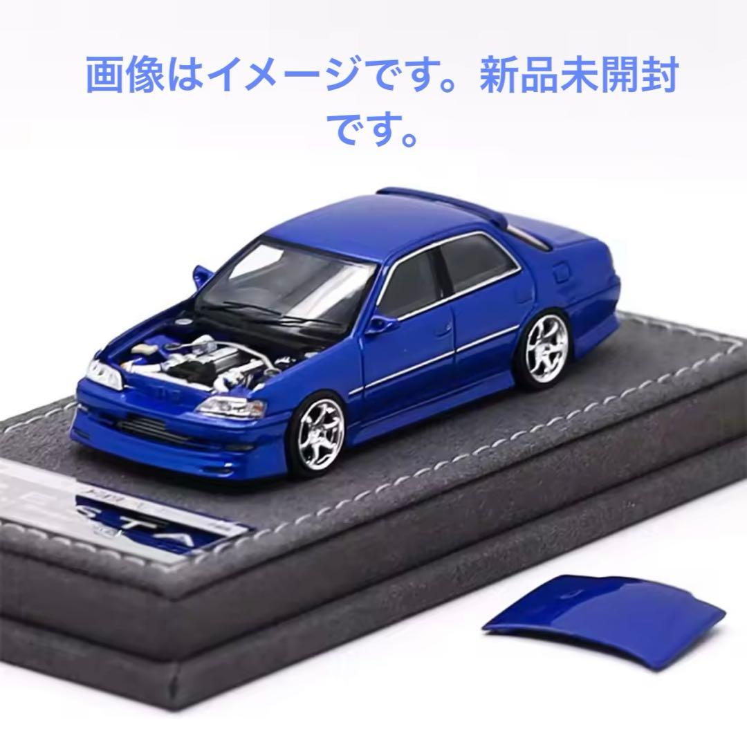 MORTAL 1/64 トヨタ クレスタ JZX100 カスタム ブルー - メルカリ