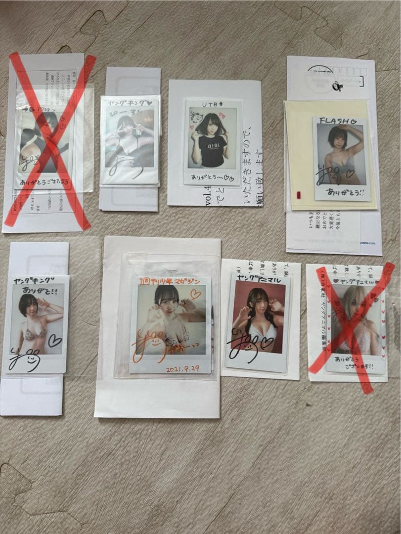 伊織もえ　直筆サインチェキセット　おまけ付き