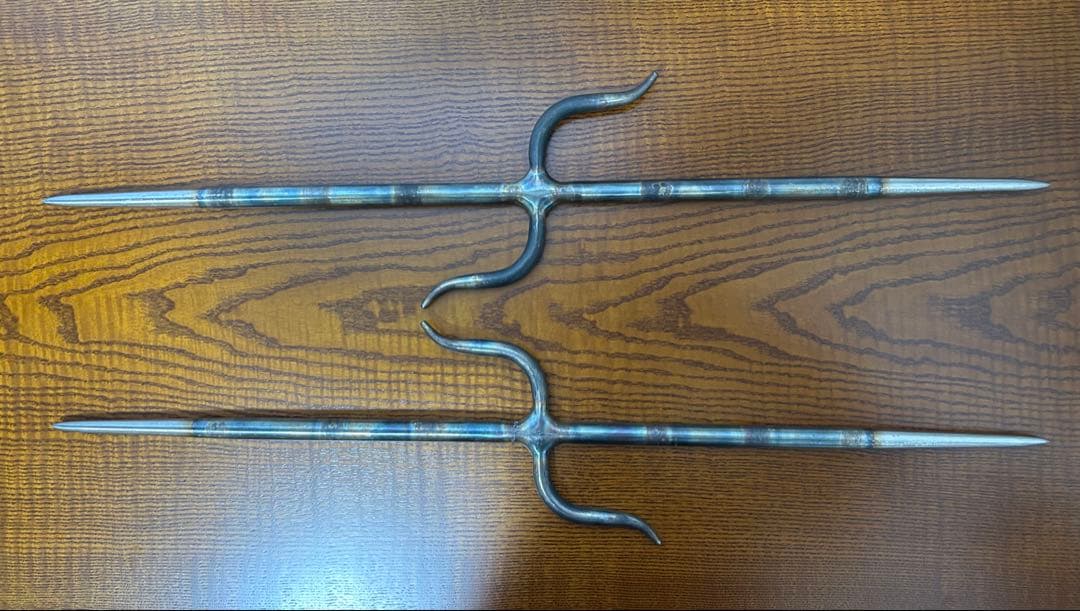 ヌンティー釵 卍釵 ステンレス 武叉 沖縄空手 サイ - メルカリ