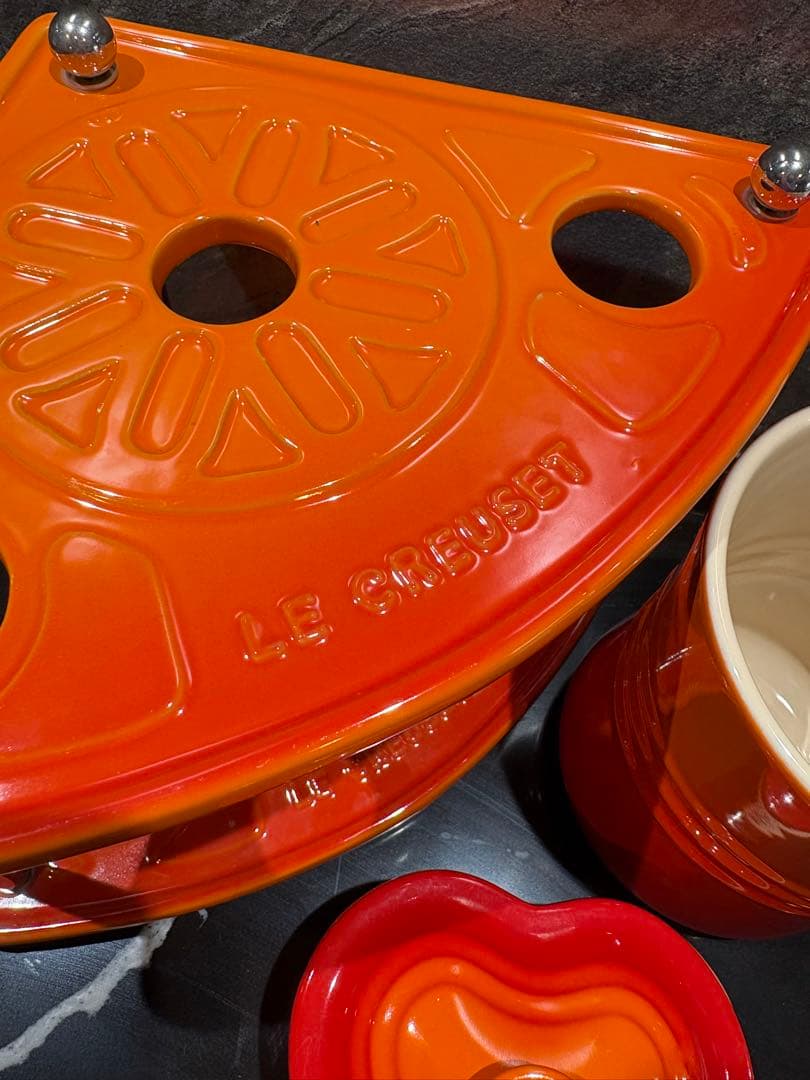 ル・クルーゼ スパイスラック 飾り棚 3点セット