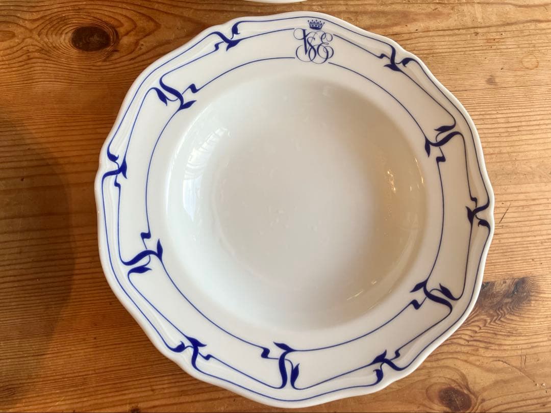 ジノリ　オリエントエクスプレス　23.5スーププレート×4