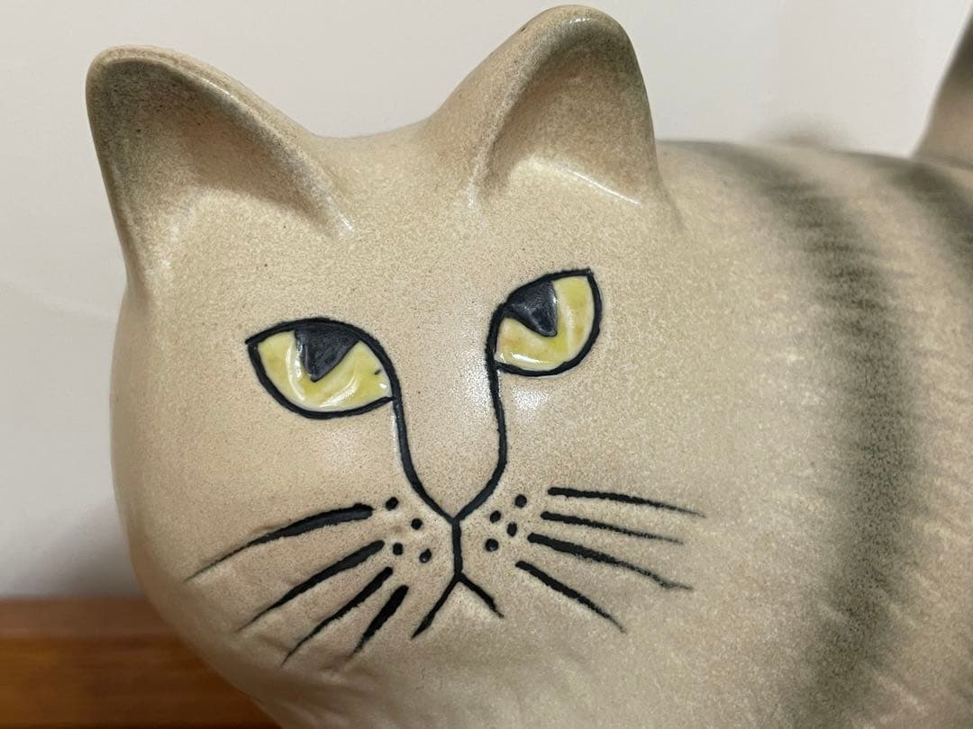 リサラーソン　キャットモア　グレーストライプ