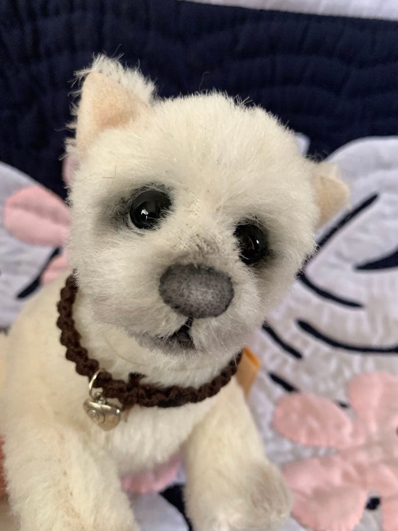 海外アーティスト作家　シルビアジルズ様　テディベア　ウエスティ