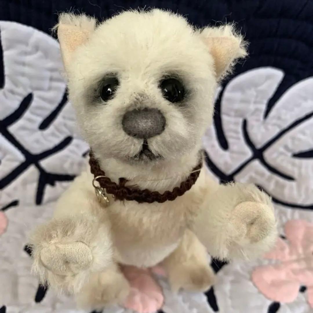 海外アーティスト作家　シルビアジルズ様　テディベア　ウエスティ