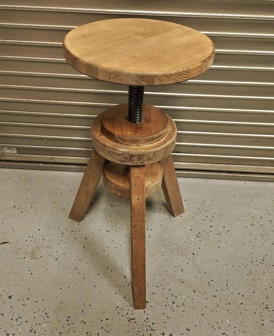木製　丸イス　スピンスツール　ハンドメイド Amazon.co.jp: THLD スツール 木製 丸椅子 丸イス おしゃれ 無垢材